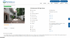 10. Brindavanam Old Age Home