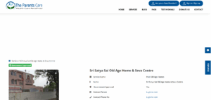1. Sri Satya Sai Old Age Home & Seva Centre